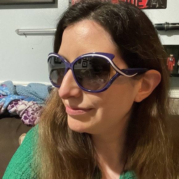 Dior Audacieuse2 purple oversized sunglasses - Picture 2 of 8